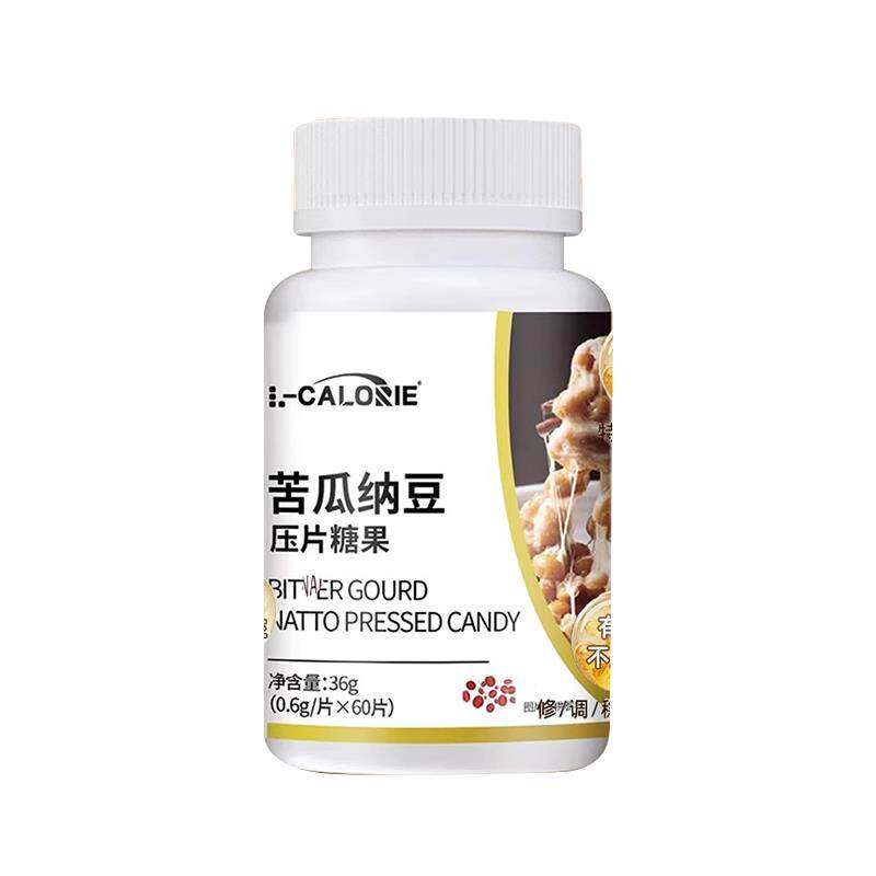 苦瓜纳豆降糖辅助调节血糖软化中老年成人血管平衡血糖官方旗舰店