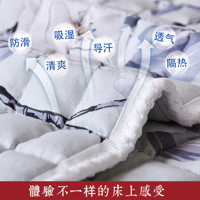 荞康天成荞麦皮褥子双人1.8m床折叠床垫苦荞保健床褥经济型床垫