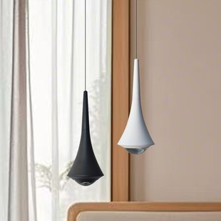 卧室床头吊灯现代简约可升降创意轻奢主卧床头灯小吊灯餐厅吊线灯