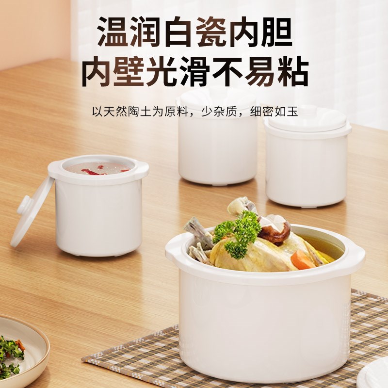 电炖锅多功能家用蒸炖一体锅电汤锅燕窝鱼胶辅食智能隔水炖锅蒸锅