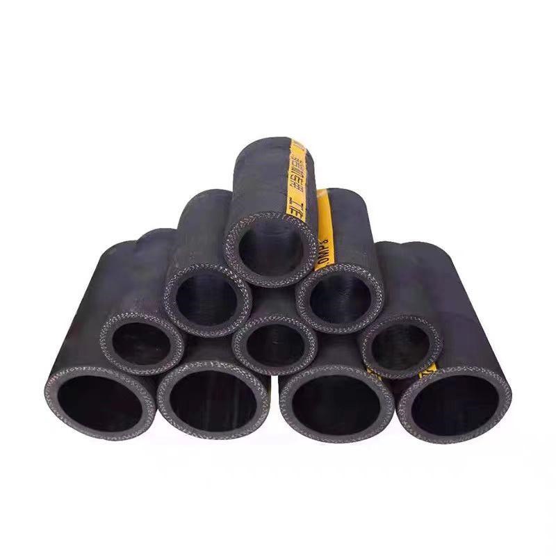 帘线缠绕空气胶管防爆高压空压机管夹布橡胶管水管软管黑色空气管