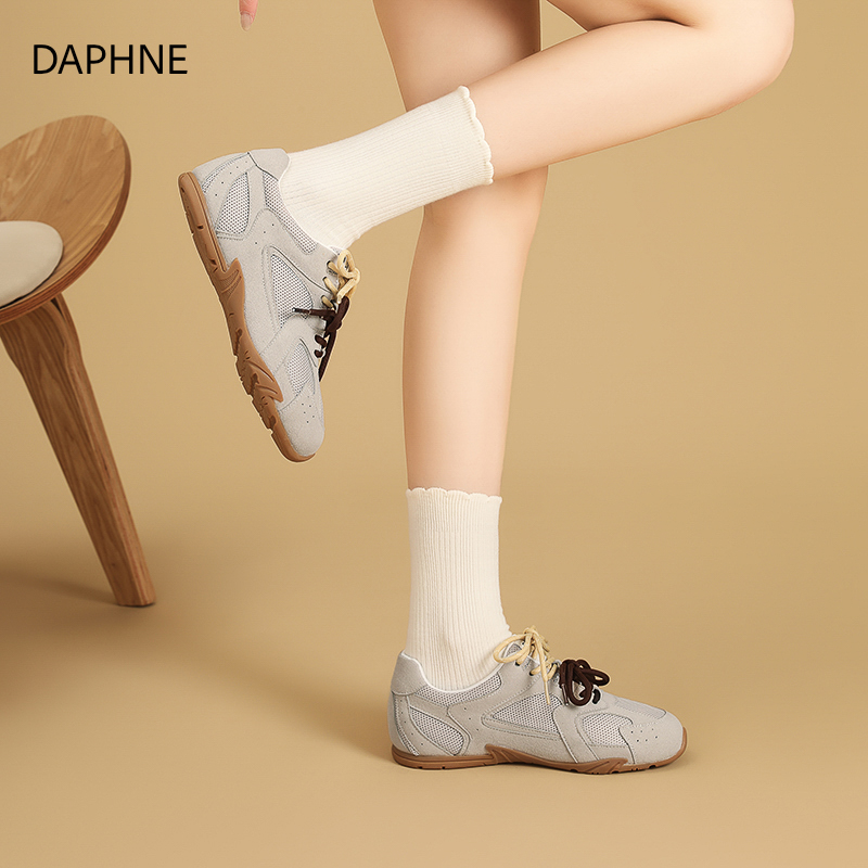 达芙妮复古平底德训鞋