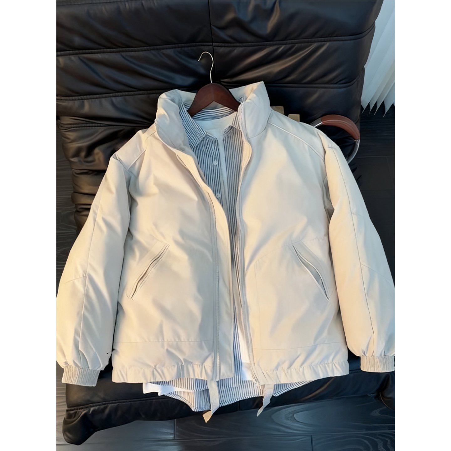美式短款飞行夹克棉服男款冬季