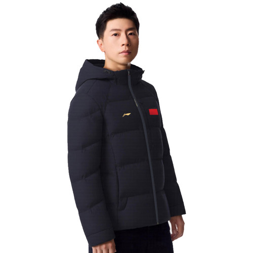 李宁国服羽绒服男2025冬季加厚鸭绒外套冬国家队运动羽绒服
