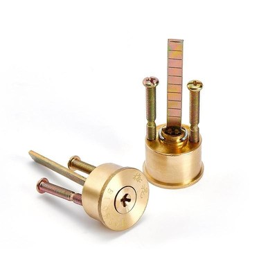 梅花大门锁外装门锁农村老式牛头锁家用通用型防盗门锁铁门锁