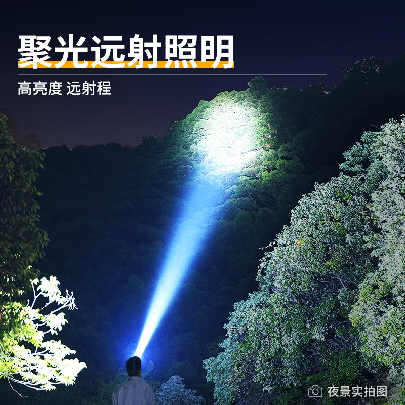 头灯强光充电超亮超长续航100小时头戴式夜钓鱼感应锂电矿灯