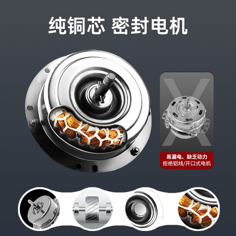 正野排气扇厨房家用带百叶卫生间换气扇抽风机方形厕所强力排风扇