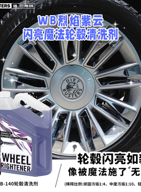 DIRTBUSTERS德巴斯特 WB烈焰紫云闪亮魔法轮毂清洗剂 DB-140进口