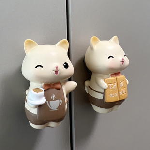 儿童房男孩女孩门拉手爱动物柜门把手门柜抽屉橱柜门把手