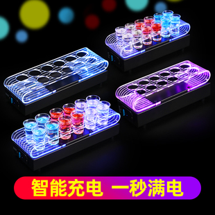 鸡尾酒架子发光创意酒吧鸡尾酒一口杯杯架香槟酒架子弹杯架