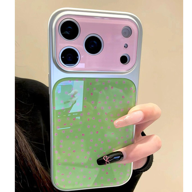 秒变17大视窗电镀碎花新款苹果17promax手机壳iphone16plus新款ip15pro巨好看14全包13女款ins超火air保护套