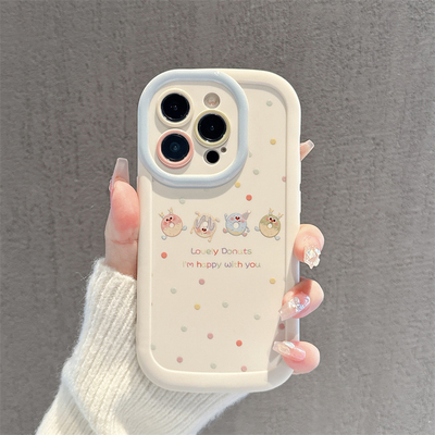 雪糕小怪兽泡芙壳新款适用苹果16pro手机壳iPhone15max小米14华为mate70p60nova12k50荣耀vivox200Reno13一加