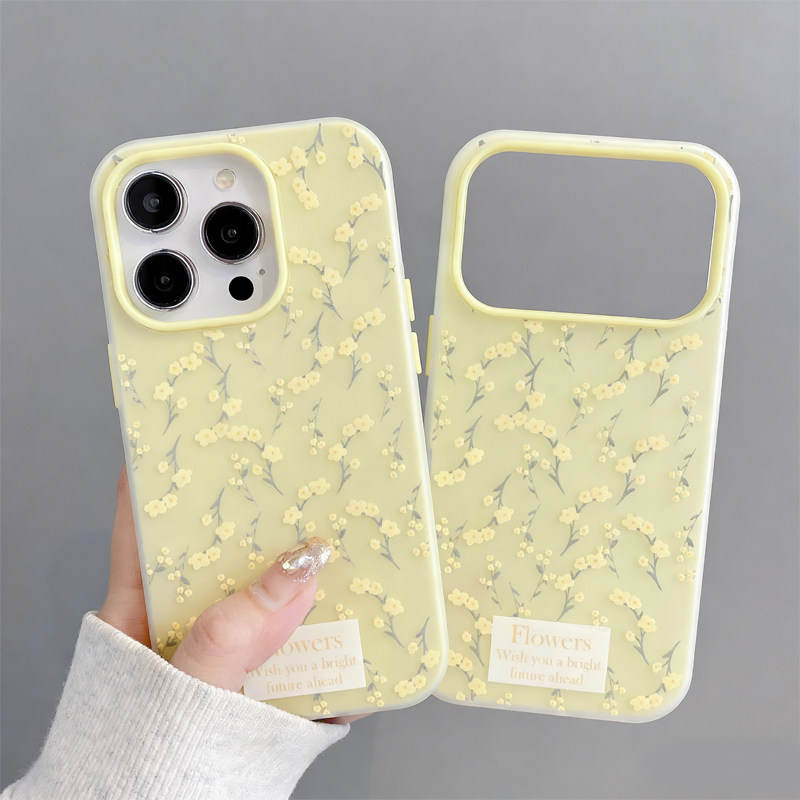 春日标签小碎花新款适用苹果17Pro手机壳iPhone16max小米15华为mate80pura70k90nova14荣耀400vivox300magic8
