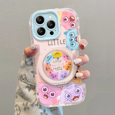 小怪兽果冻奶油壳新款适用苹果16Pro手机壳iPhone15max小米14华为mate70pura80k70荣耀300x200Reno13nova12