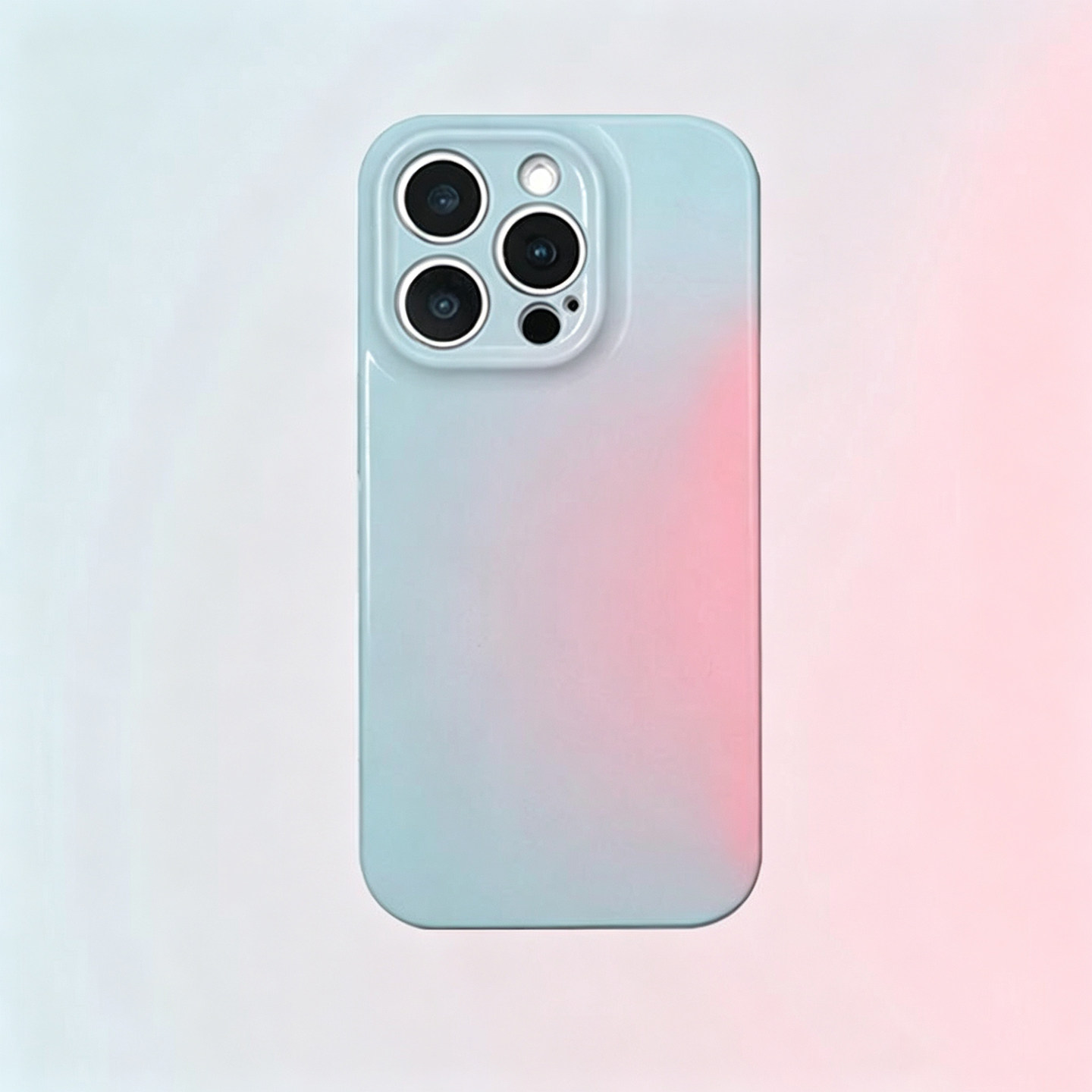 粉蓝晕染渐变新款适用苹果17pro手机壳iPhone16max小米15华为mate80pura70K90nova14荣耀600x300一加ace6y500