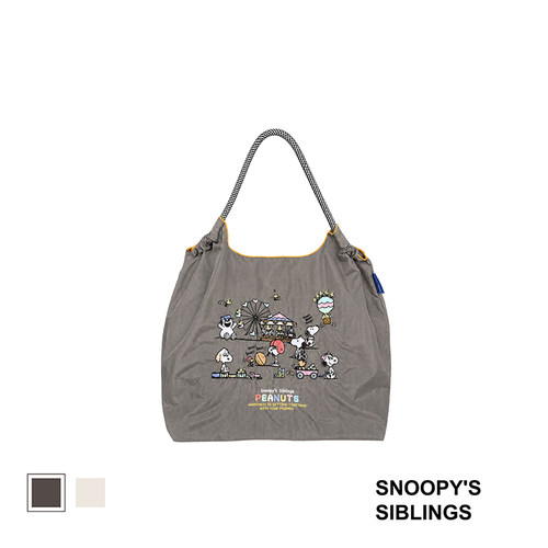 Ball&ChainSNOOPY兄弟姐妹刺绣包