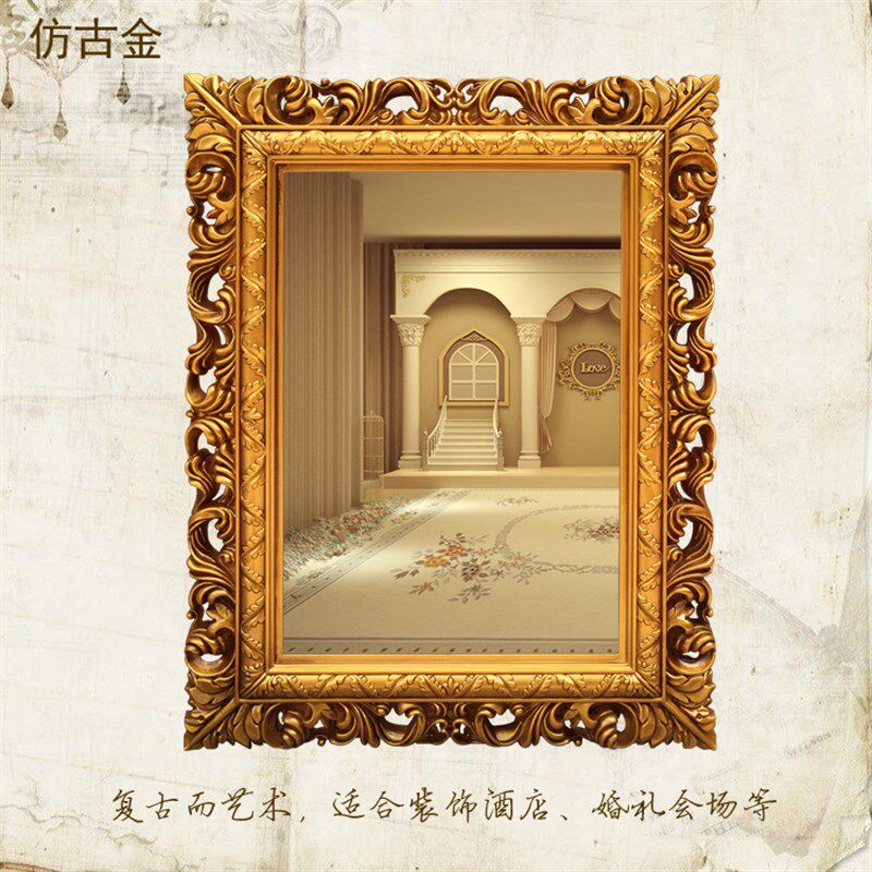 画框定制挂墙大相框定做结婚照影楼欧式框婚纱相框定制复古油画框