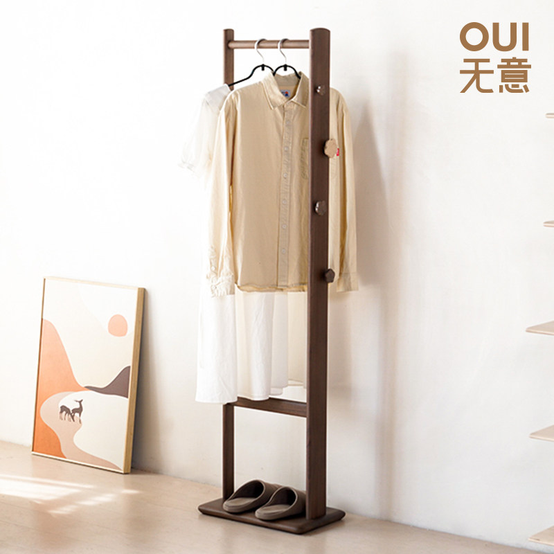 无意实木卧室落地挂衣架玄关衣架室内家用占地衣帽架,住宅家具,衣帽架,淘宝优惠券,粉丝福利购,淘宝优惠卷