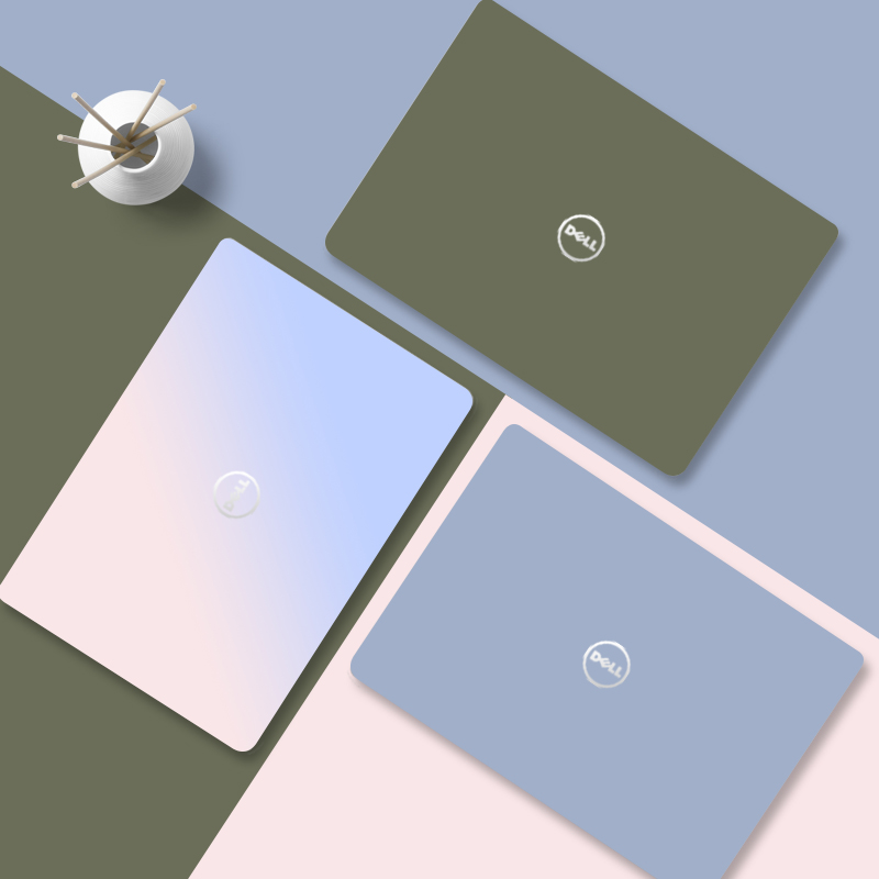 戴尔纯色笔记本贴膜成就00fit定制5390燃15 In55灵越7591电脑外壳