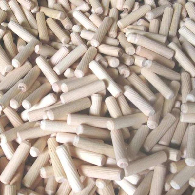 国标 10*100mm圆木榫 斜纹 木塞木棒木钉木肖家具门板楼梯连接件