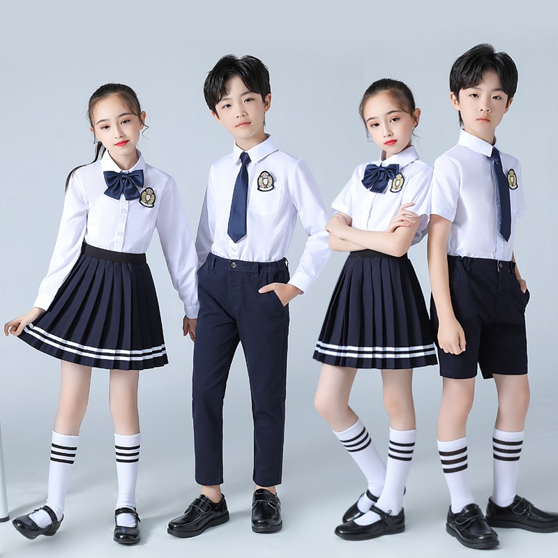 中小学生大合唱团演出服男女诗歌朗诵表演服装幼儿园班服校服童装