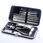 天艺修甲工具套装 13件套修脚刀采耳工具挖耳勺 指甲剪指甲刀套装
