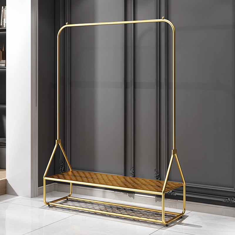 衣架落地卧室衣帽架家用简易挂衣服架晾衣架网红单杆式简易挂衣架