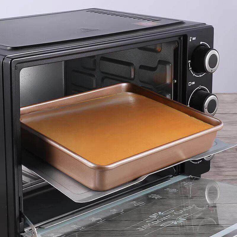 德国品质长方形烤盘加厚不沾烘焙烤盘蛋糕模具方形家用烤箱专用盘