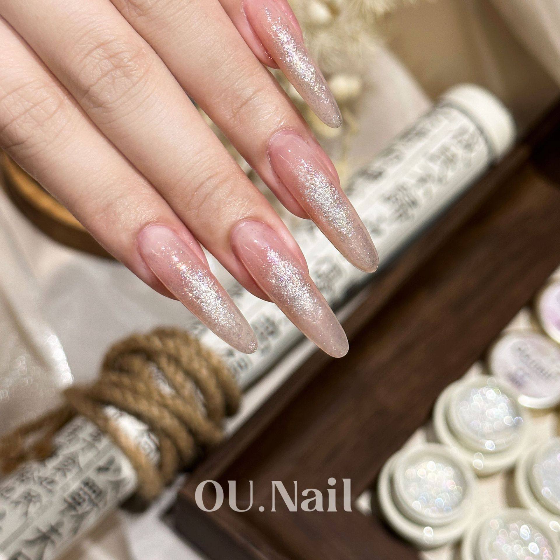 OU.nail美甲细闪胶4色磁粉胶美甲款式罐装偏光细闪高光甲油胶色胶,彩妆/香水/美妆工具,甲油胶,淘宝优惠券,粉丝福利购,淘宝优惠卷