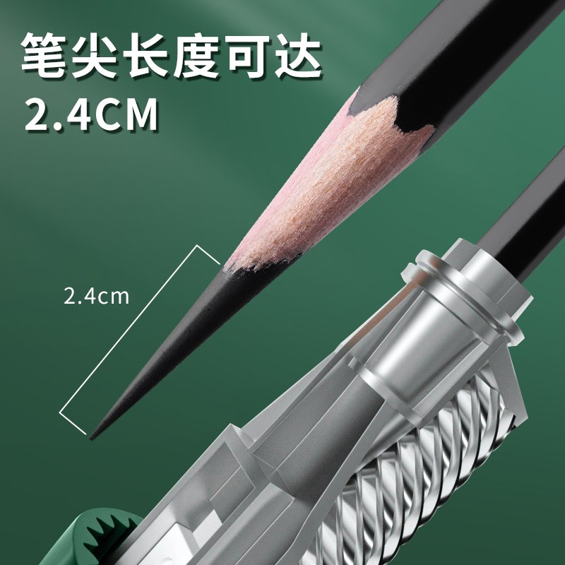 素描削笔器美术生卷笔刀削笔刀转笔刀手摇速写彩铅炭笔铅笔刀儿童