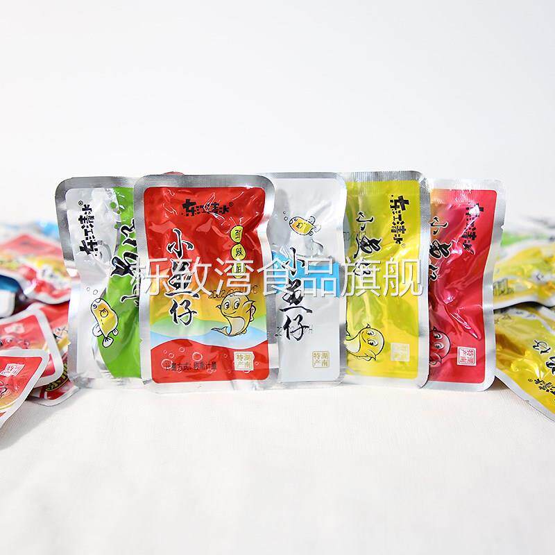 东江清水麻辣香辣多口味鱼干毛毛鱼包装湖南特产郴州东江鱼小鱼仔