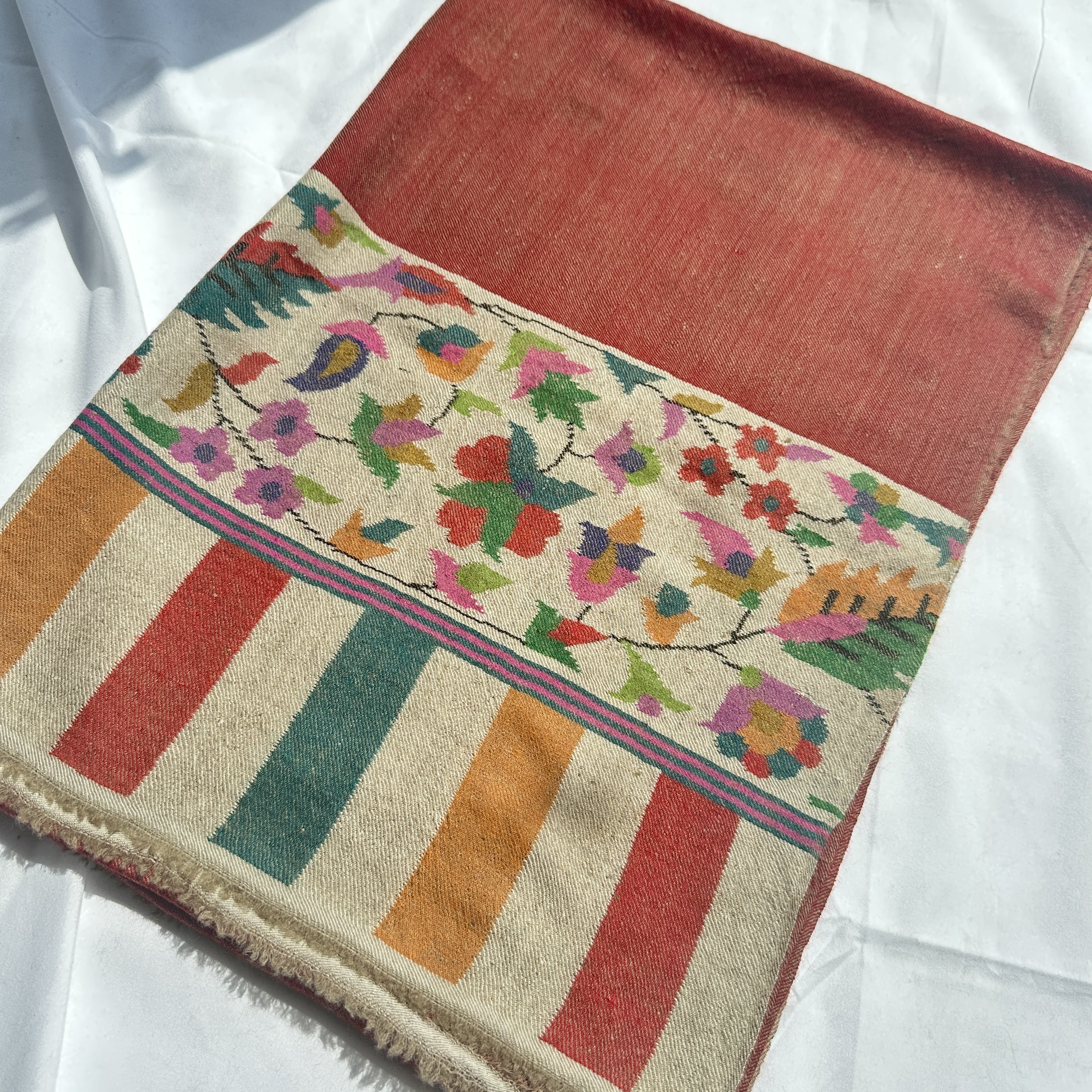 红底半卡彩花小条纹披肩围巾 小尺寸,个性定制/设计服务/DIY,针织类定制/加工,淘宝优惠券,粉丝福利购,淘宝优惠卷