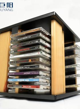 CD桌面架CD片架20170515旋转CD架碟架光盘收纳包架CD收物藏储盒