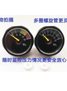 黑色压压力表气直压表恒电镀5 10 30 4表0MPa径25mm高压小表