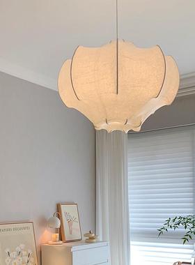 中古法奶油风蚕丝灯客厅卧室书设房nk8599吊饭厅民宿侘寂风式计师