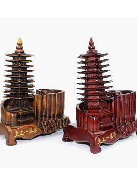 文昌塔笔摆筒摆孩子礼物老APB师领导礼创意多功能办公室件书桌装