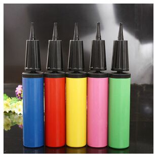 厂家供应 气球打气筒 手推气筒 手拉气球塑料气球打气筒