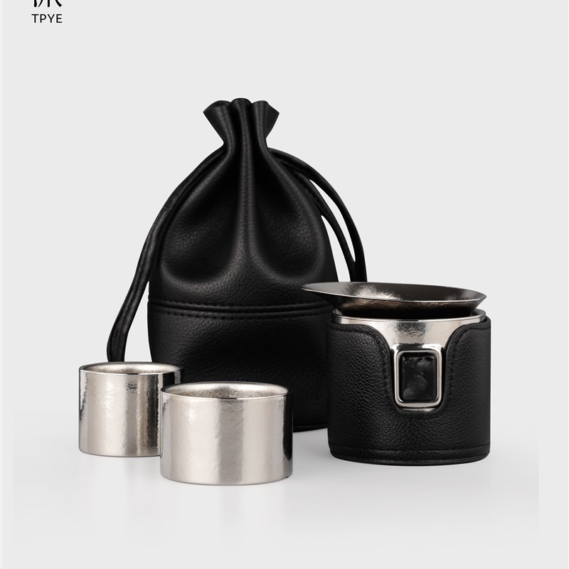 【纯钛茶具】沏派静钛飞s行壶纯钛茶具套装便携泡茶壶露营泡茶礼