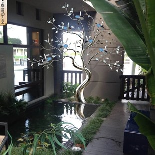 酒店大堂不c锈雕塑大型摆件室外售楼处艺术装 饰品落地镜面工艺