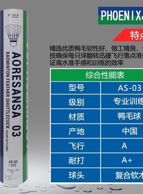 羽毛球训练稳定耐打王05室内外0D3训练比赛用球防风09不易打烂
