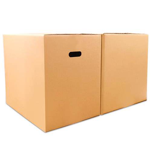洛港长60*宽40*高50CM特硬5个塑料扣手特大号搬家纸箱Z特硬纸盒收