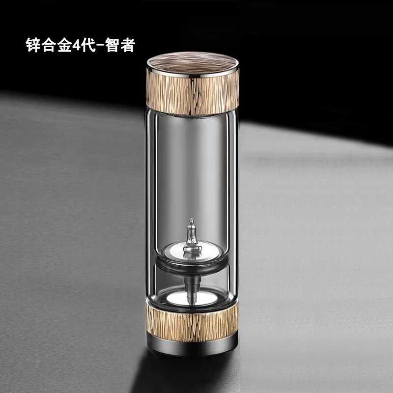 双层玻璃a杯茶水分离泡茶杯男士商务杯便携车载办公送礼水杯子