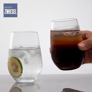威士忌洋酒杯家用水杯果汁冷饮杯 德国进口SCHOTT肖特水晶玻璃薄款
