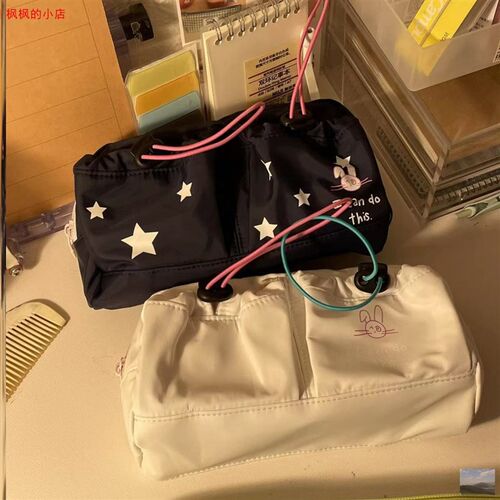3egiz笔f袋包橡皮铅笔黑笔画笔文具盒收纳包笔袋大容量笔袋