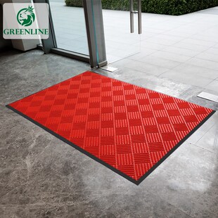 酒店门口b地垫迎宾地毯入户进门防滑脚垫吸水加厚高级定制公司log