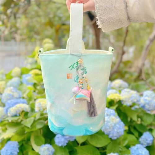 【好事莲莲四背包】时来云转单肩斜挎F景区文创包 四月新款1090