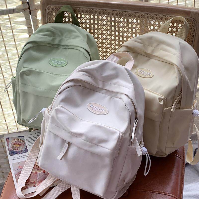 新品糖果色风软妹可爱少女双肩包小号 大学生轻便妈咪包背包小书