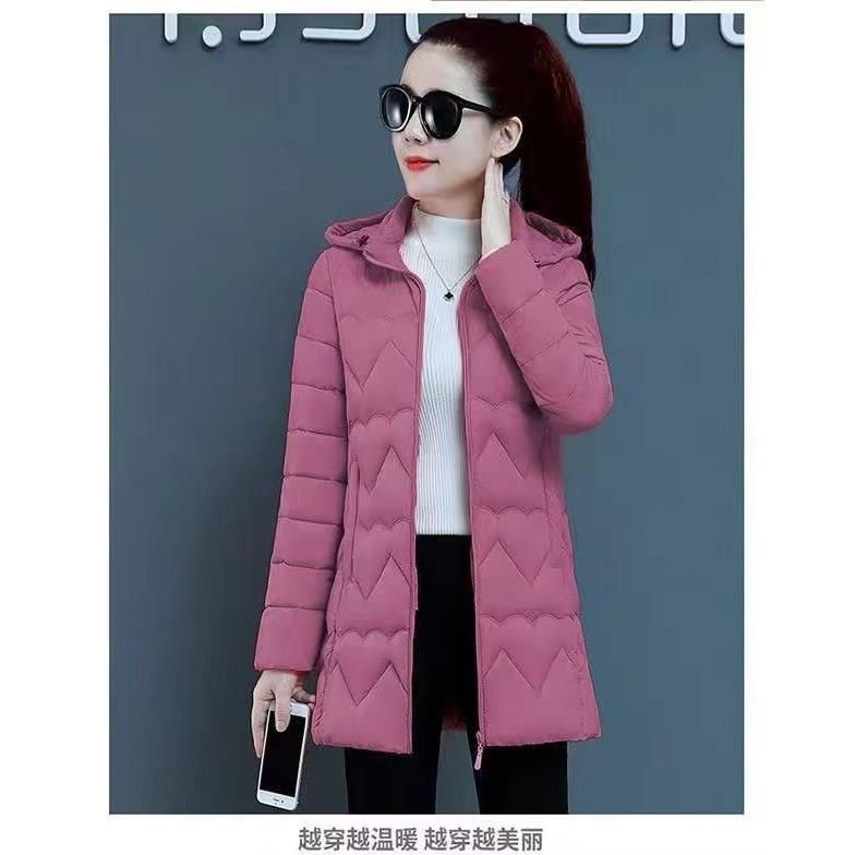 新品2026年新款棉衣女中长款反季加厚羽绒棉服修身时尚百搭保暖棉