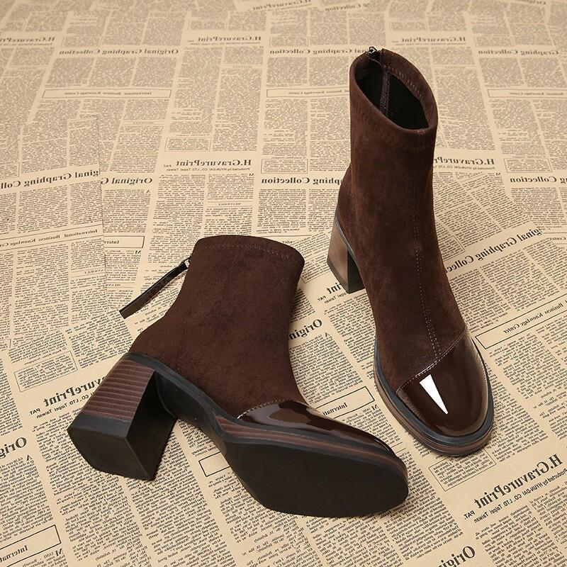 新品厚底户外白色雪地靴女