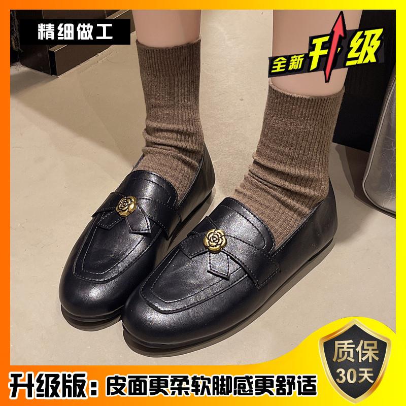 新品厚底乐福鞋女2026新款